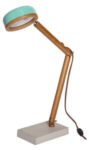 Stolne Lampa MR. WATTSON, Zelena, Dnevna soba, Metal