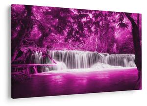 Slika - Vodopad, ljubičasta (90x60 cm)