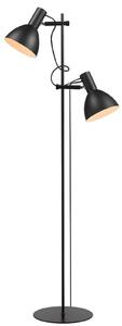 Podne Lampa Halo Design, Crno, Dnevna soba, Metal