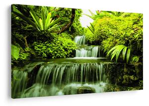 Slika - Indonezijski vodopadi (90x60 cm)