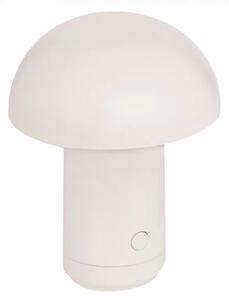 LED stolna lampa FUNGHI 11,2 cm, bijela