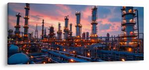 Slika - Industrijsko postrojenje (120x50 cm)