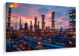 Slika - Industrijsko postrojenje (90x60 cm)