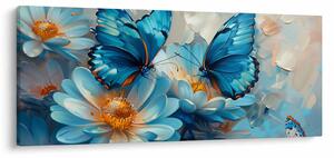 Slika - Plavi leptiri (120x50 cm)
