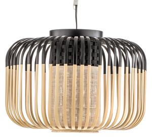 Stropne Svjetiljka Forestier, Bamboo Light S, prigušiv, Crno, Dnevna soba, Bambus, Dizajn