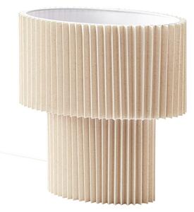 Stolne Lampa Lindby, Tazia, Bež, Dnevna soba, Tkanina / tekstil
