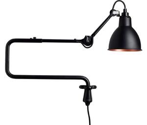Lampe Gras 303 zidna svjetiljka, crna/crna/bakar - DCW