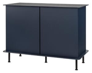 Tamno plava komoda s rupom za kabele 120x88x50 cm Suumo – noo.ma