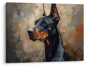 Slika - Portret Dobrmana (70x50 cm)