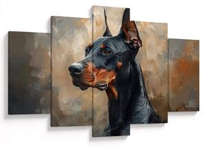 Slika - Portret Dobrmana (150x105 cm)