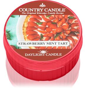 Country Candle Strawberry Mint Tart čajna svijeća 42 g