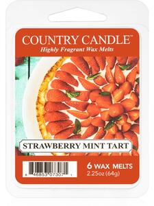 Country Candle Strawberry Mint Tart vosak za aroma lampu 64 g