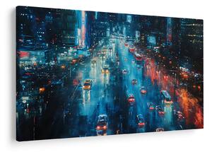 Slika - Veliki grad, ulje na platnu (90x60 cm)