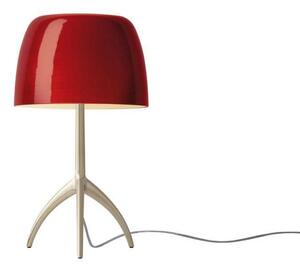 Stolne Lampa Foscarini, prigušiv, Crvena, Dnevna soba, Aluminij