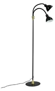 Podne Lampa Dyberg Larsen, Crno, Dnevna soba, Metal