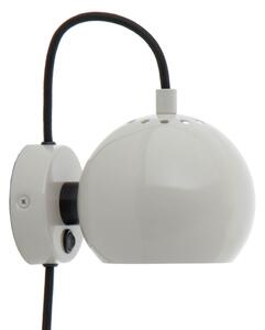Zidne Svjetiljka FRANDSEN, Ball Magnet, Sivo, Dnevna soba, Metal, Dizajn