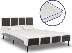 VidaXL Krevet od umjetne kože s memorijskim madracem 140 x 200 cm
