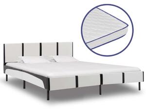 VidaXL Krevet od umjetne kože s memorijskim madracem 180 x 200 cm