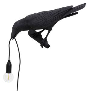 Stolne Lampa SELETTI, Bird Lamp, Crno, Dnevna soba, Plastika, Dizajn