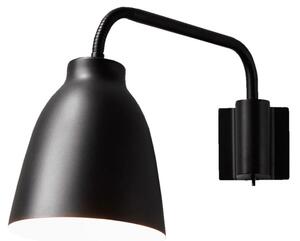 Zidne Svjetiljka FRITZ HANSEN, Caravaggio, prigušiv, Crno, Dnevna soba, Metal, Dizajn