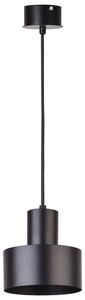 Luster na sajli RIF 1xE27/60W/230V pr. 15 cm crna