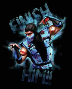 Umjetnički plakat Mortal Kombat - Finish him, (26.7 x 40 cm)