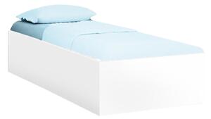 Krevet BELLA 90 x 200 cm, bijeli Podnica: Sa podnicom od letvi, Madrac: Bez madraca
