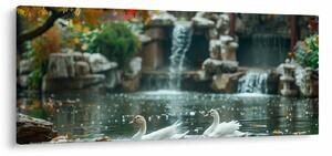 Slika - azijski ribnjak (120x50 cm)