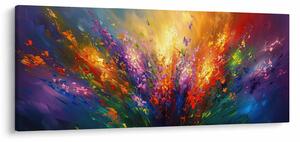Slika - Apstrakcija cvijeća (120x50 cm)