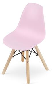 Ružičasti dječji stolac ZUBI