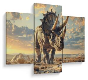 Slika - Triceratops (90x60 cm)