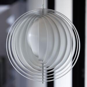 Viseće Svjetiljka Verpan, Moon, prigušiv, Bijela, Dnevna soba, Metal, Dizajn