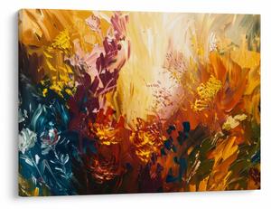 Slika - Apstraktna slika cvijeća (70x50 cm)