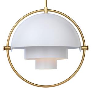 Viseće Svjetiljka GUBI, Multi-Lite, prigušiv, Bijela, Dnevna soba, Metal, Dizajn