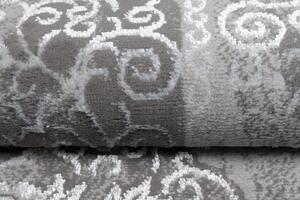 Moderni bijeli i sivi dizajn unutarnjeg tepiha s uzorkom Širina: 160 cm | Duljina: 230 cm