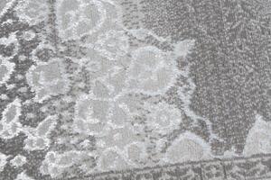 Ekskluzivni bijeli i sivi dizajnerski unutarnji tepih s uzorkom Širina: 160 cm | Duljina: 230 cm