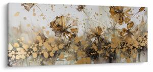 Slika - Apstraktna cvjetna slika (120x50 cm)