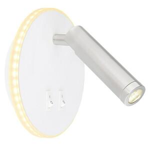 Globo Zidna LED svjetiljka (6 W, Topla bijela, 14,6 x 14,6 cm)