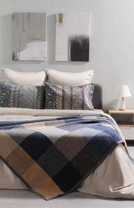 Deka Cotton Blue Woven 150x200