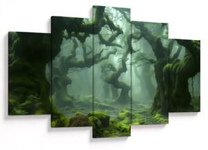 Slika - Šuma obrasla mahovinom (150x105 cm)