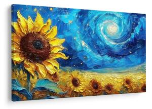 Slika - Slikanje suncokreta (90x60 cm)