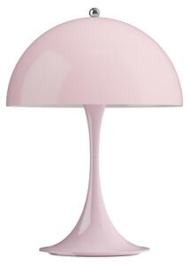Stolne Lampa Louis Poulsen, Panthella 250, prigušiv, Ružičasta ruža, Dnevna soba, Plastika, Moderan
