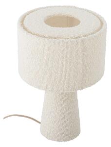 Stolne Lampa Bloomingville, Emmie, Bijela, Dnevna soba, Tkanina / tekstil, Moderan