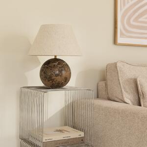 Stolne Lampa Globen Lighting, Smeđa / hrđa, Dnevna soba, Tkanina / tekstil, Dizajn
