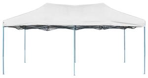 VidaXL Profesionalni sklopivi šator za zabave 3 x 6 m čelični bijeli