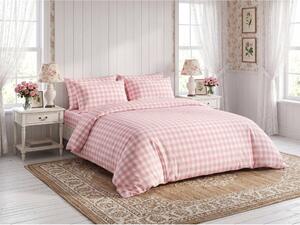 Pamučna posteljina PINK CUBIS roza, 100% pamuk Dimenzije posteljine: 70 x 80 cm | 140 x 200 cm