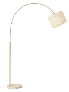 Podne Lampa Lindby, Helin, Bež, Dnevna soba, Tkanina / tekstil, Moderan