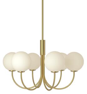 Lusteri Herstal, BALLON, prigušiv, Zlato / mjed, Dnevna soba, Metal, Dizajn