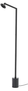 Podne Lampa Lucande, Steve, prigušiv, Crno, Dnevna soba, Metal, Moderan