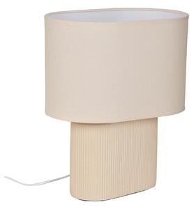Stolne Lampa COREP, Santorini, Bež, Dnevna soba, Keramika